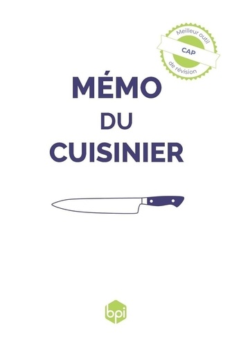 MEMO DU CUISINIER