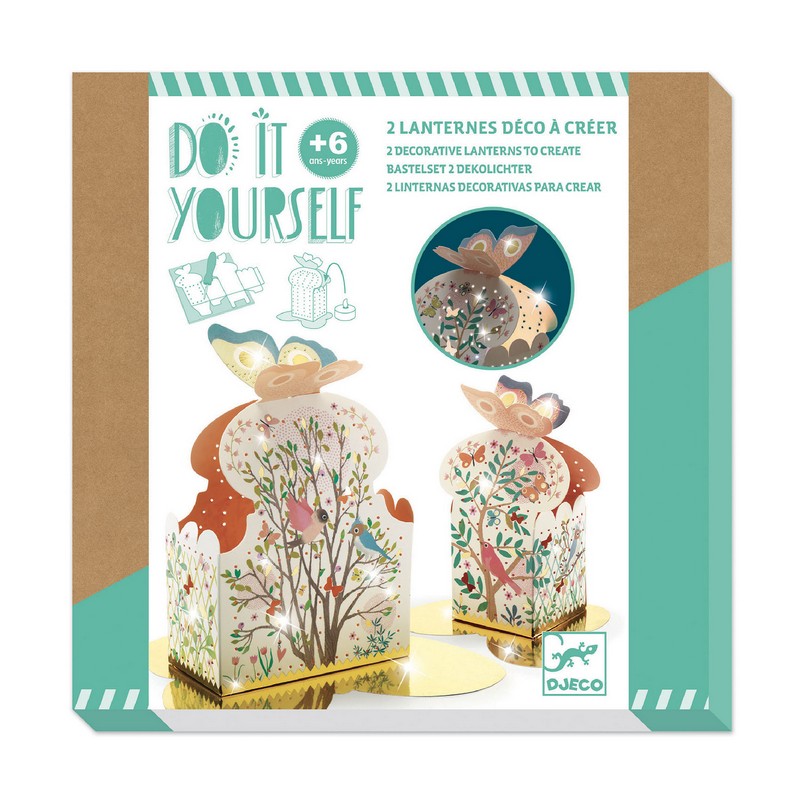 DO IT YOURSELF - 2 LANTERNES DECO A CREER