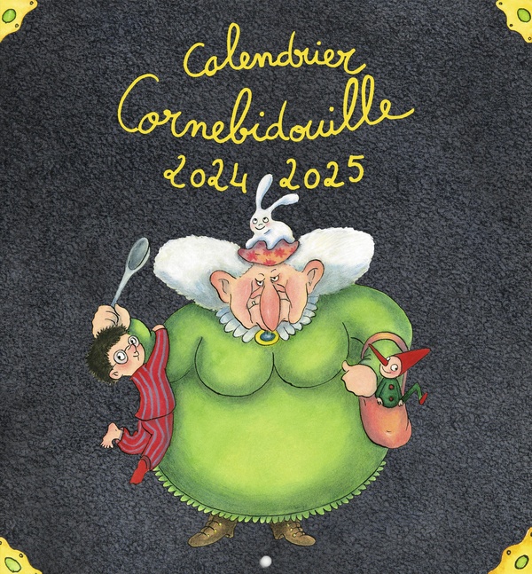 Calendrier Cornebidouille. Avec 1 planche d'autocollants, Edition 2024-2025