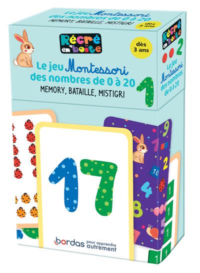 RECRE EN BOITE - LE JEU MONTESSORI DES NOMBRES 0 A 20