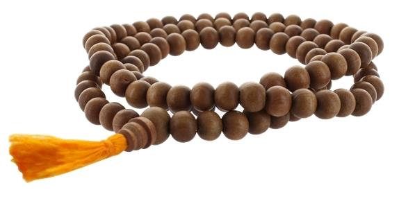 Collier Mala bois de santal