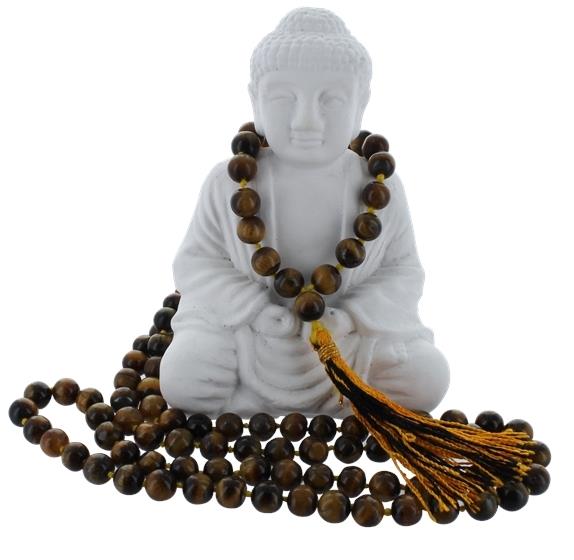 Collier mala oeil de tigre