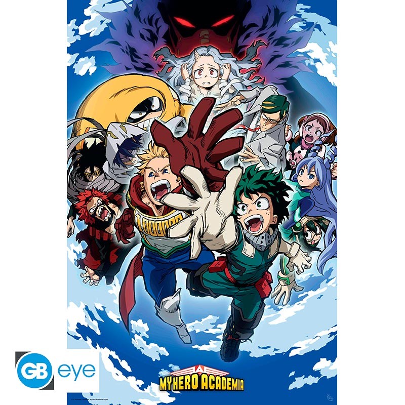 My Hero Academia - Poster maxi roulé 91,5x61 cm : Eri & Groupe