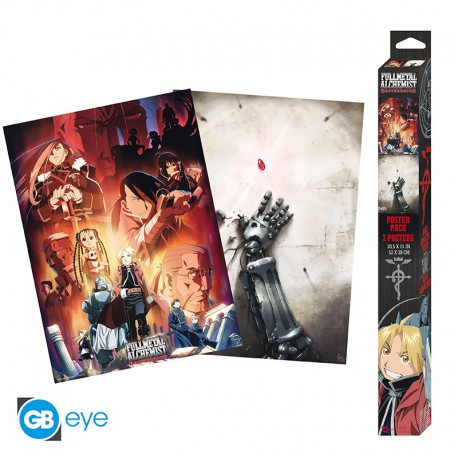 FullMetal Alchemist Brotherhood : Set 2 chibi posters - Série 1