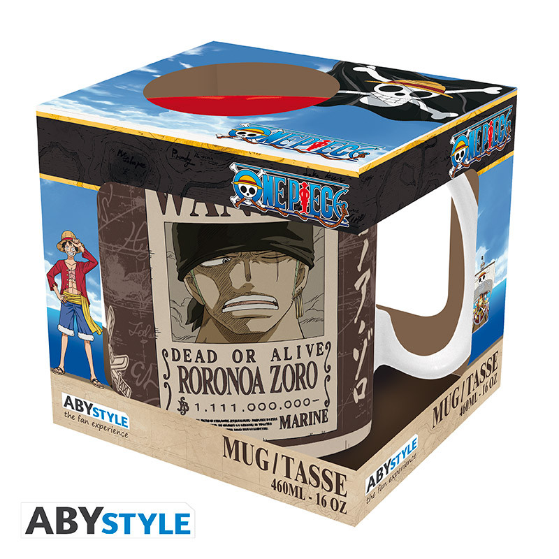 One Piece - Mug 460ml : Zoro Wanted