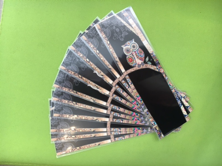 MARQUE PAGES BUG ART JEWELS - HIBOUX