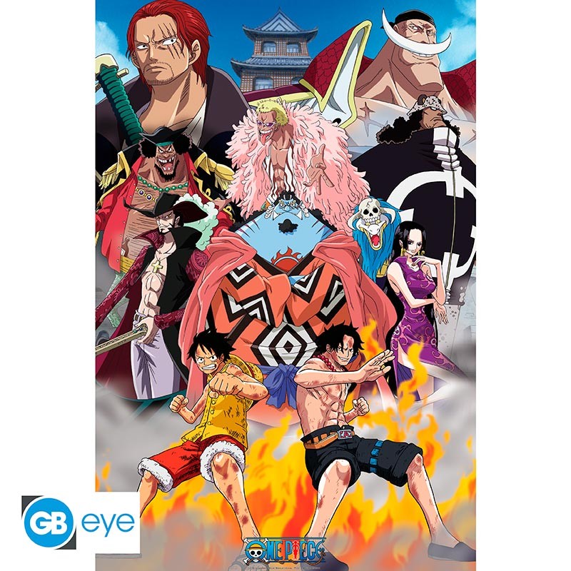 One Piece - Poster roulé filmé 91,5 x 61 cm : Marine Ford