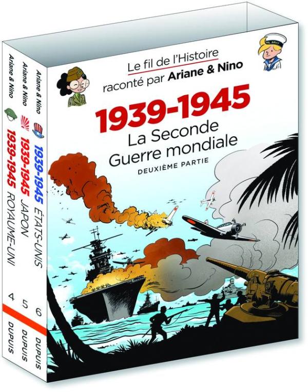 Le fil de l'histoire raconté par Ariane & Nino : 1939-1945 - La Seconde Guerre mondiale Tomes 4-6
