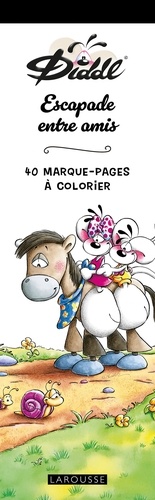 Diddl Escapade entre amis. 40 marque-pages à colorier