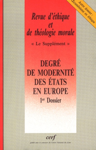 Revue d'éthique et de théologie morale N° 226 Septembre 2003 : Degré de modernité des états en Europ