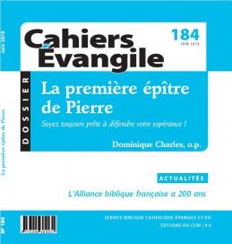 Cahiers Evangile N° 184, juin 2018 : La première épître de Pierre