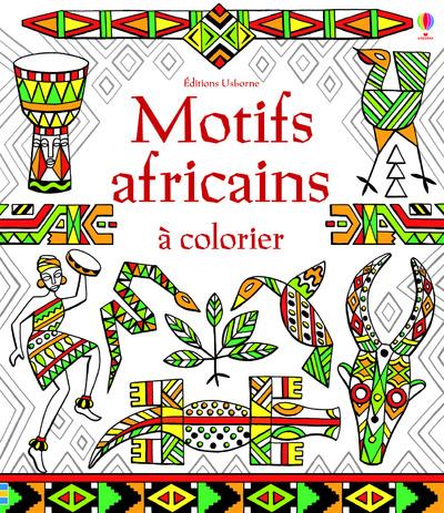 Motifs africains à colorier