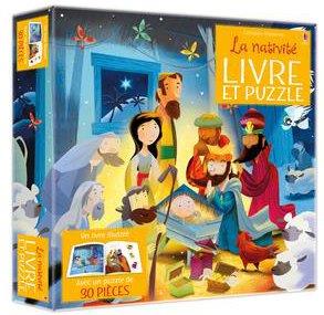 La nativité. Livre et puzzle de 30 pièces