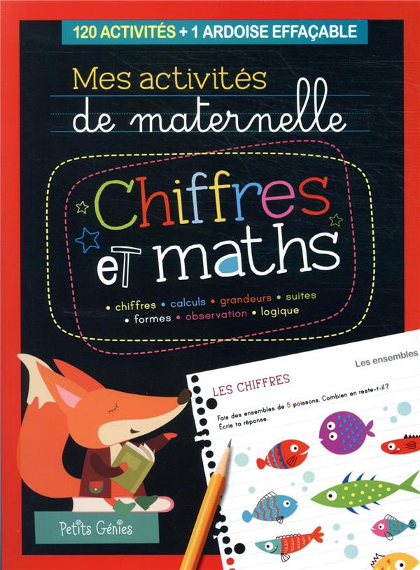 Chiffres et maths. 120 activités 1 ardoise effaçable
