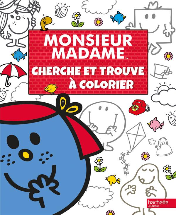 Cherche et trouve à colorier Monsieur Madame