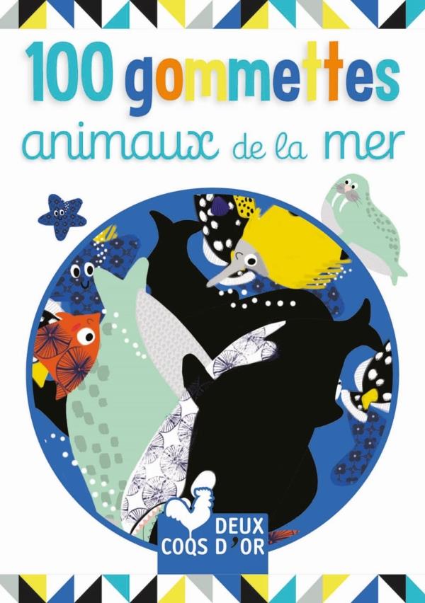 100 gommettes animaux de la mer