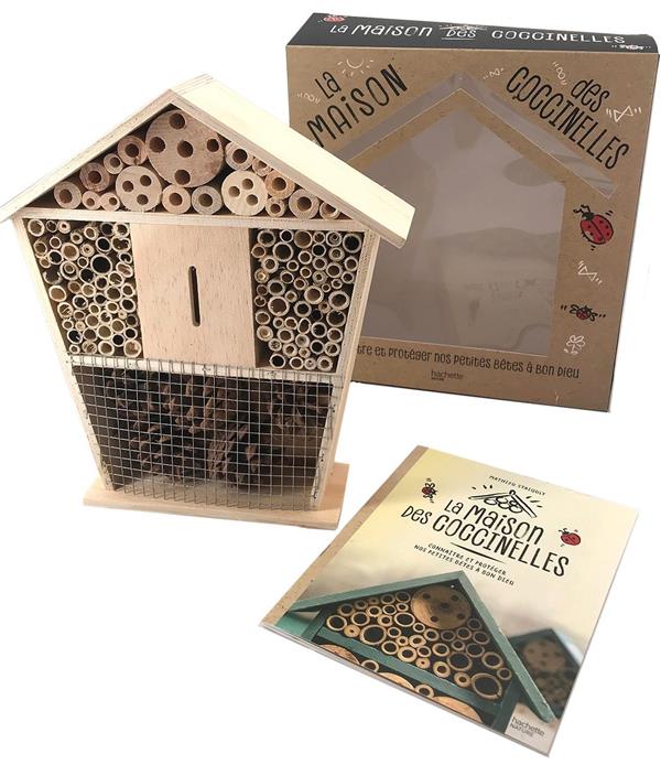 La maison des coccinelles. Avec 1 livre et 1 hôtel à coccinelles