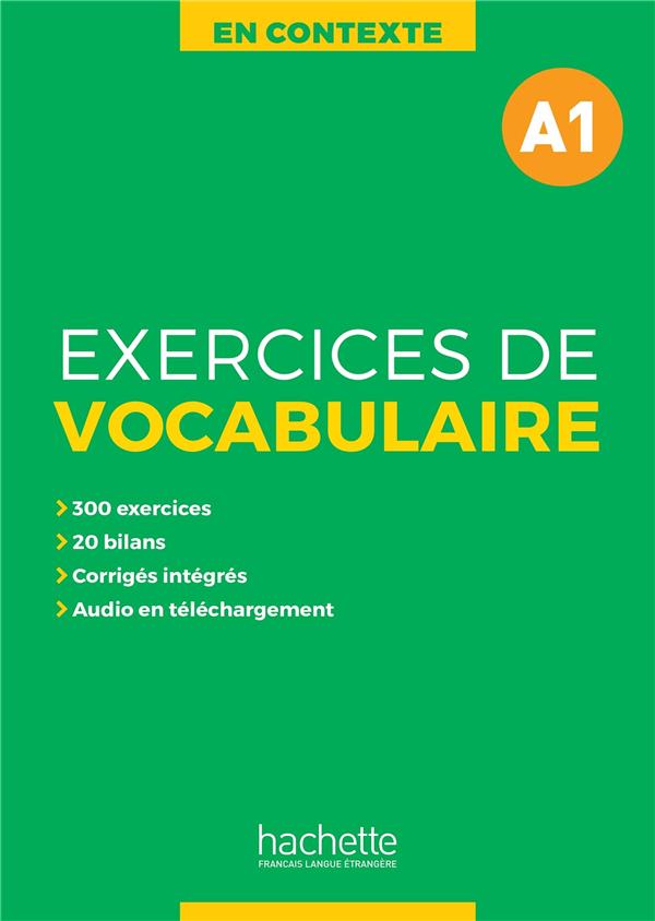 En contexte A1. Exercices de vocabulaire