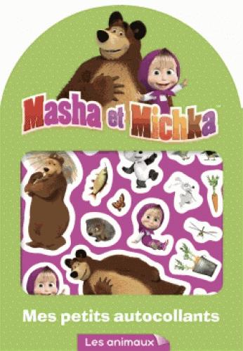 Mes petits autocollants Masha et Michka. Les animaux