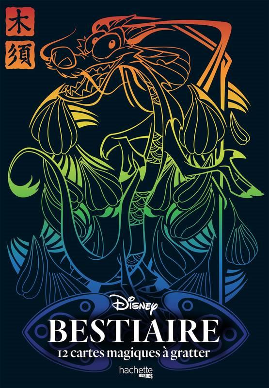 Bestiaire Disney. 12 cartes magiques à gratter
