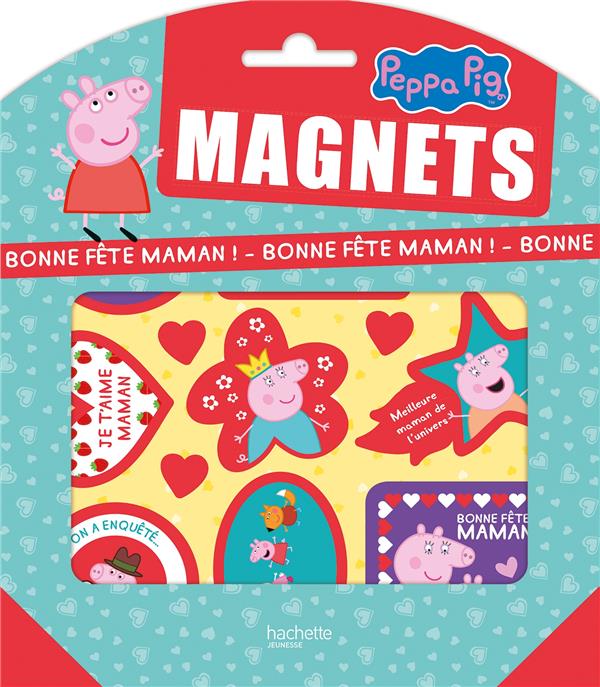 Magnets Peppa Pig Bonne fête Maman !