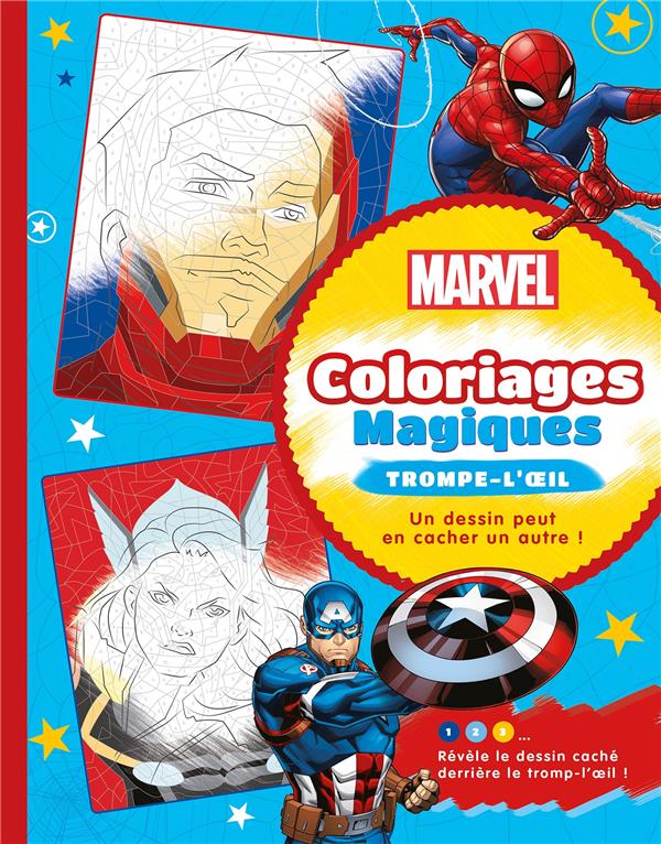 Marvel. Coloriages Magiques - Trompe l'oeil