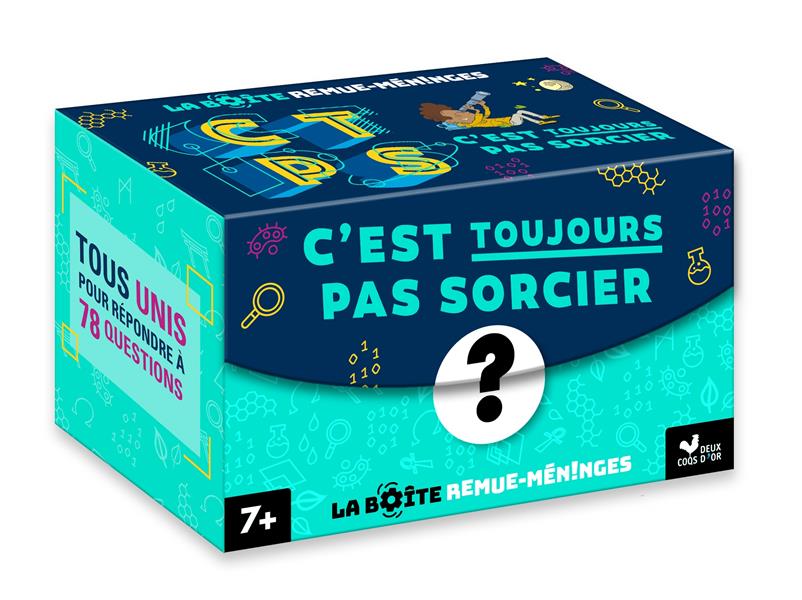 BOITE REMUE-MENINGES - C'EST TOUJOURS PAS SORCIER - BOITE AVEC CARTES