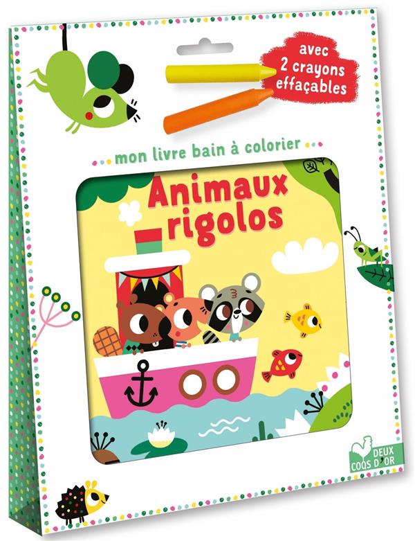 Animaux rigolos. Avec 2 crayons effaçables