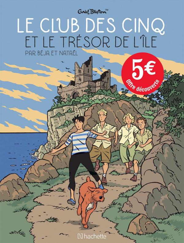 Le Club des Cinq (BD) : Le Club des Cinq et le trésor de l'île