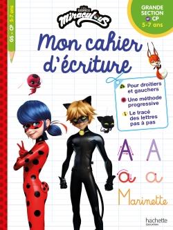 Mon cahier d'écriture Miraculous Grande section et CP