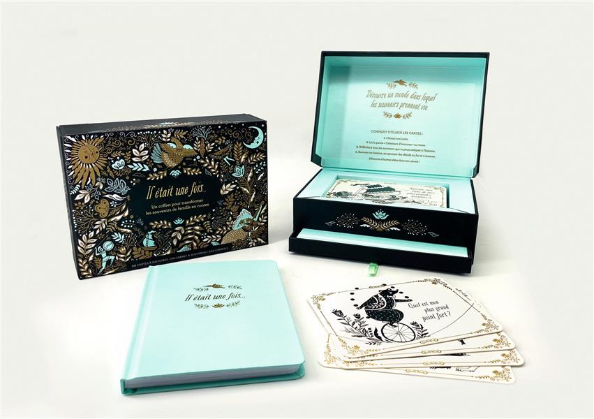 Il était une fois. Coffret avec 20 cartes à histoires et 1 carnet