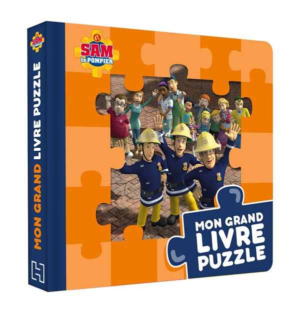 Mon grand livre puzzle Sam le pompier