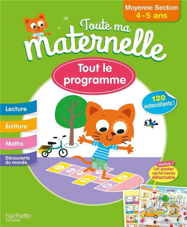 Tout le programme Moyenne section. Avec 120 autocollants et un poster