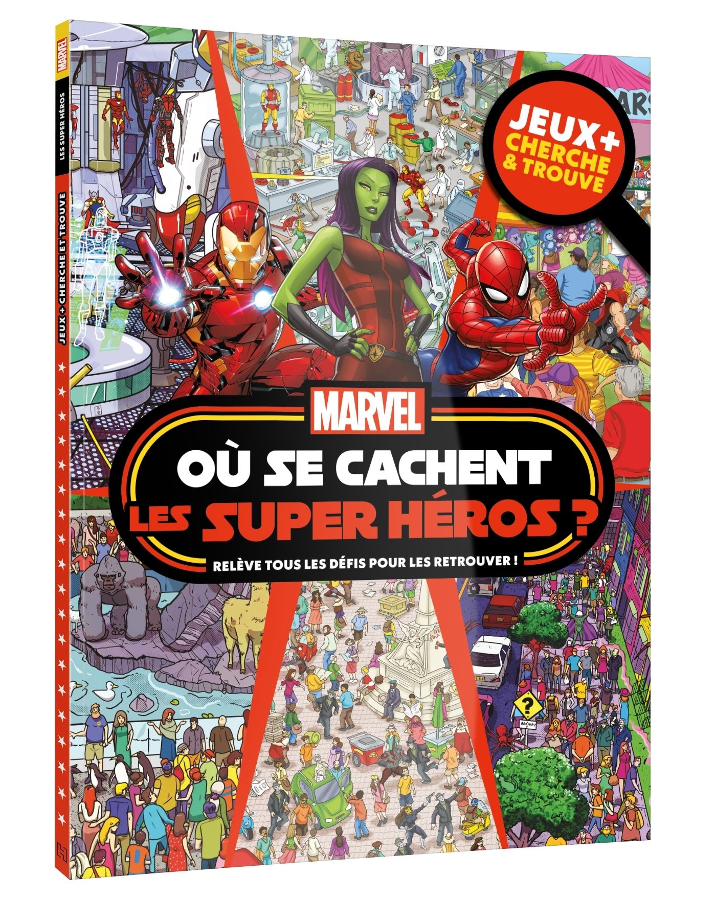 Où se cachent les Super Héros ? Jeux cherche & trouve