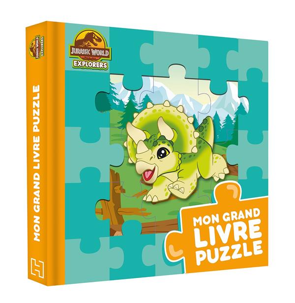 Mon grand livre puzzle Jurassic World Explorers