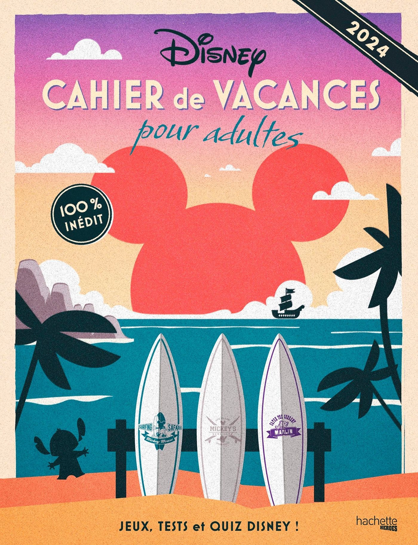 Cahier de vacances pour adultes Disney. Edition 2024