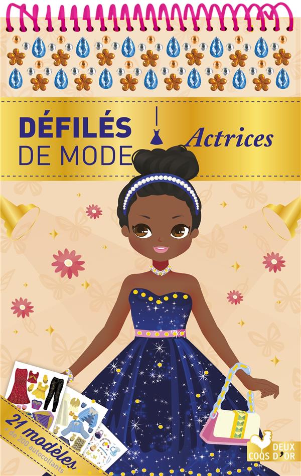 Actrices. 21 modèles, de 200 autocollants