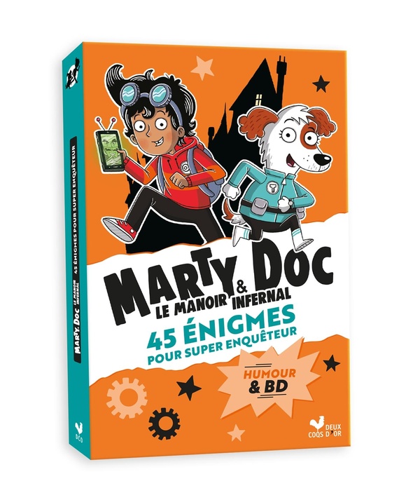 Marty & Doc - Le manoir infernal. 45 énigmes pour super enquêteur