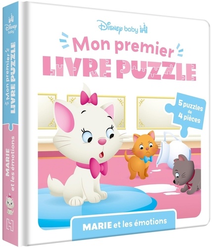 Marie et les émotions. 5 puzzles de 4 pièces