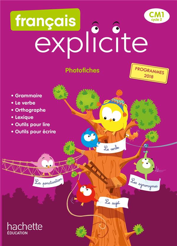 Français CM1 Explicite. Photofiches, Edition 2020