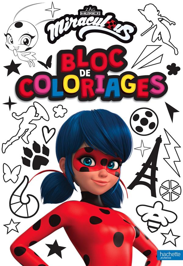 Bloc de coloriages Miraculous