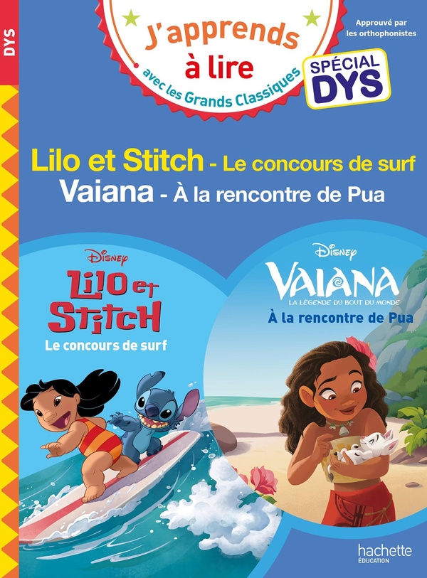 Lilo et Stitch - Le concours de surf. Suivi de Vaiana - A la rencontre de Pua [ADAPTE AUX DYS