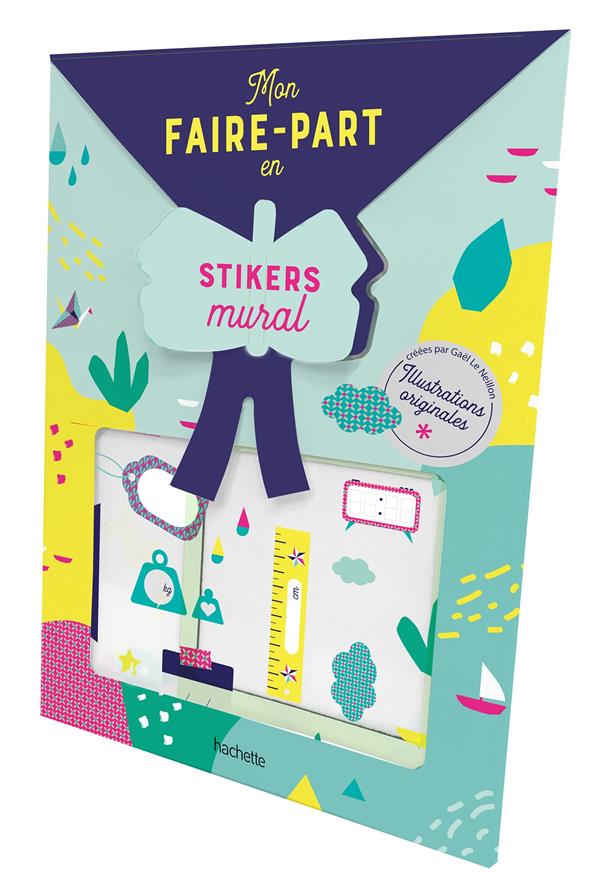 Mon faire-part en stickers mural