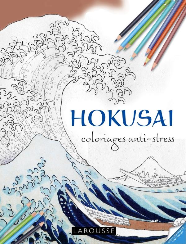 Hokusai. Coloriages anti-stress