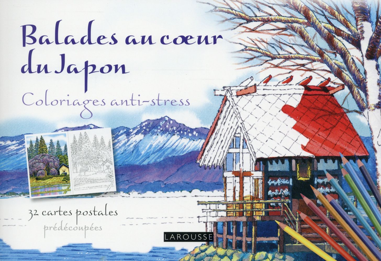 Balades au coeur du Japon. Coloriages anti-stress