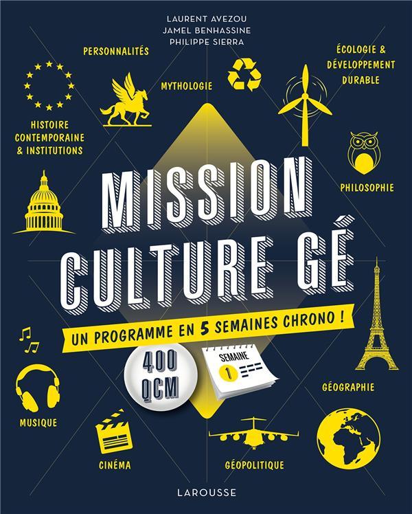 Mission culture gé. Un programme en 5 semaines chrono !