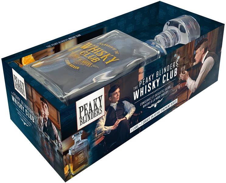 The Peaky Blinders Whisky club. Coffret avec 1 carafe en verre