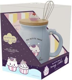 Ma petite pause mug cake. Le livre avec 1 joli mug en céramique et 1 petit fouet