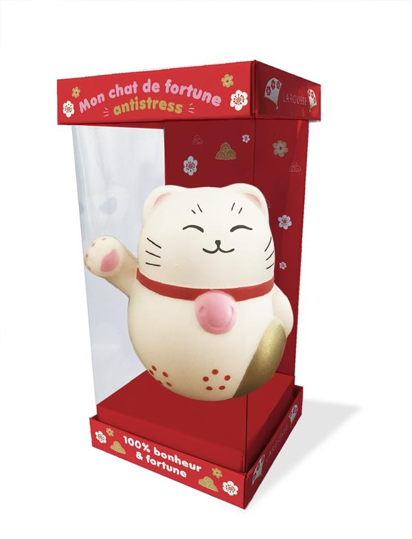 Mon chat de fortune antistress 100% bonheur & fortune. Avec un squishy et un carnet ludique