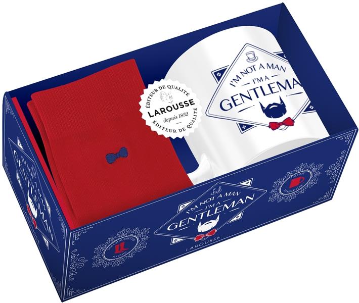 Coffret I'm not a man I'm a Gentleman. Avec 1 livret Petites leçons d'élégance pour gentleman, 1 mug